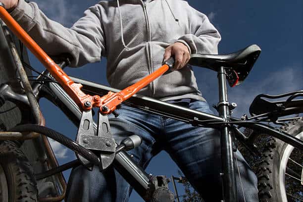 KEEP BIKE THIEVES AWAY WITH THIS LOUD ALARM LOCK BY ABUS